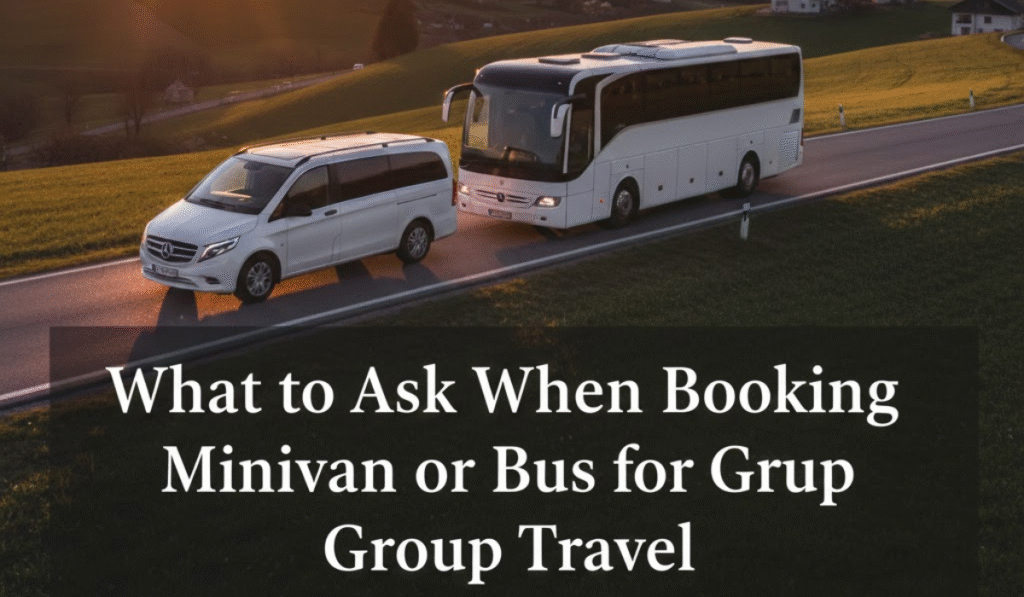 What to Ask When Booking a Minivan or Bus for Group Travel